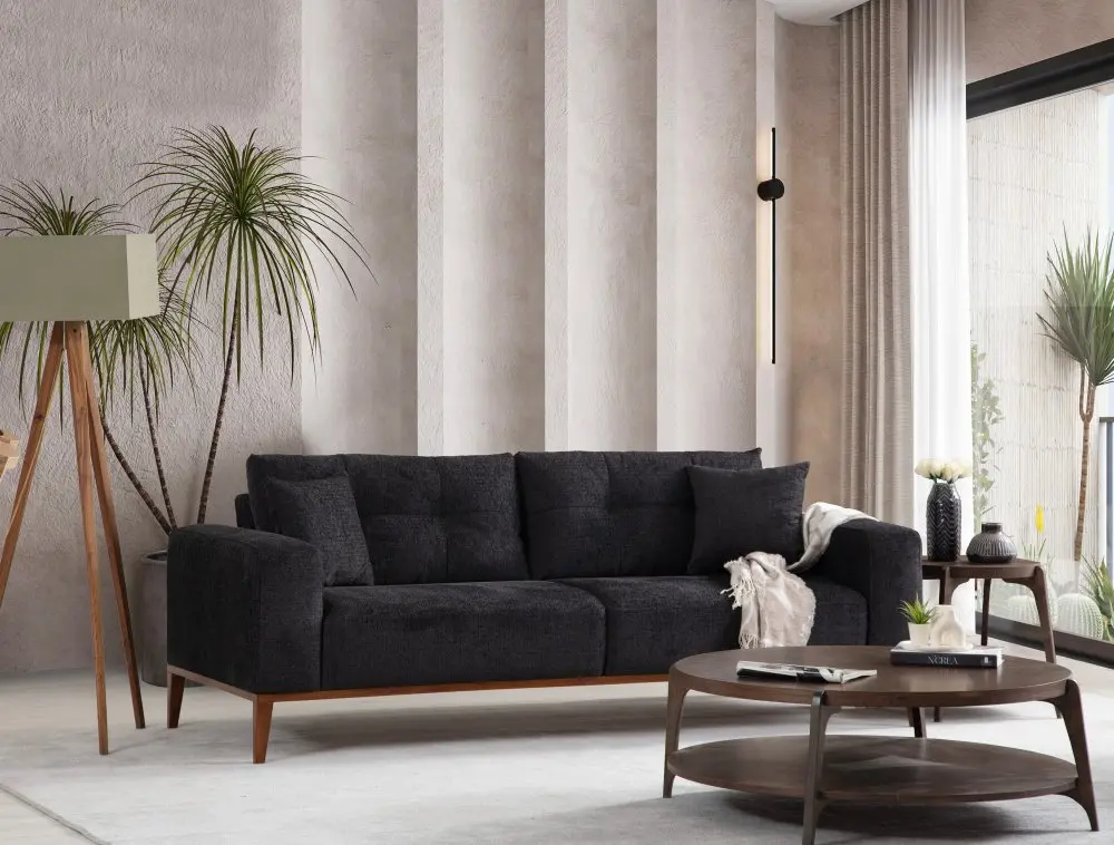 Trojmístná rozkládací pohovka Sinor 3 Seater - Anthracite
