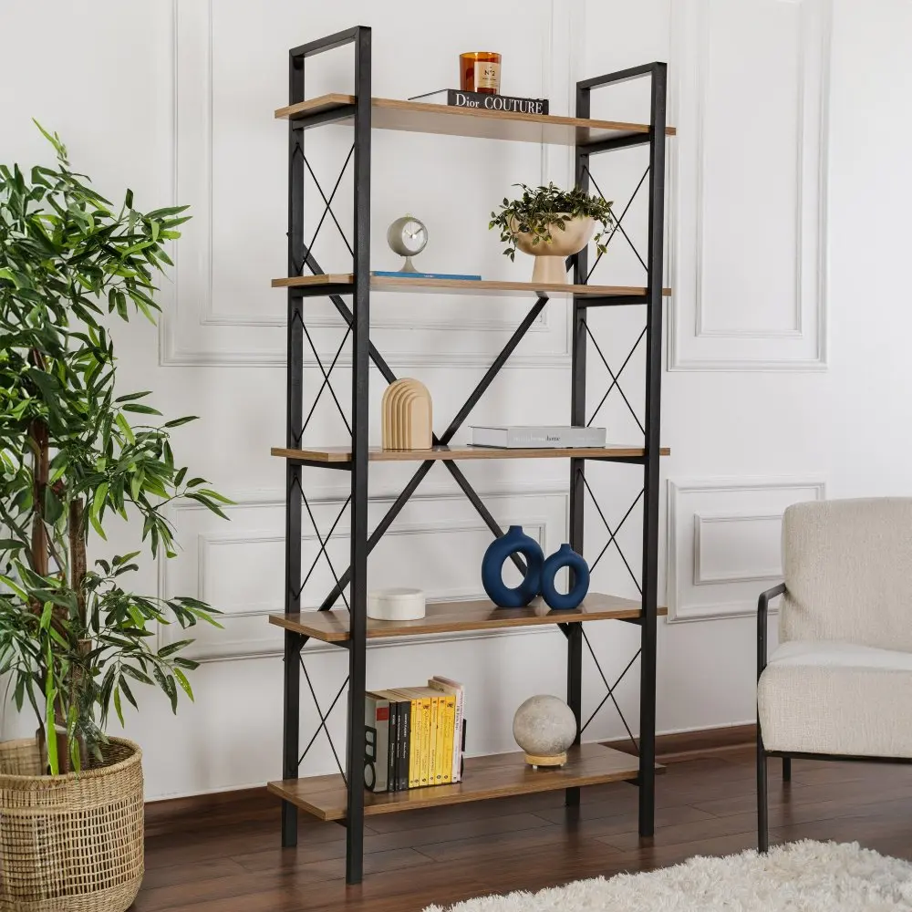 Regál Elysian Walnut and Black