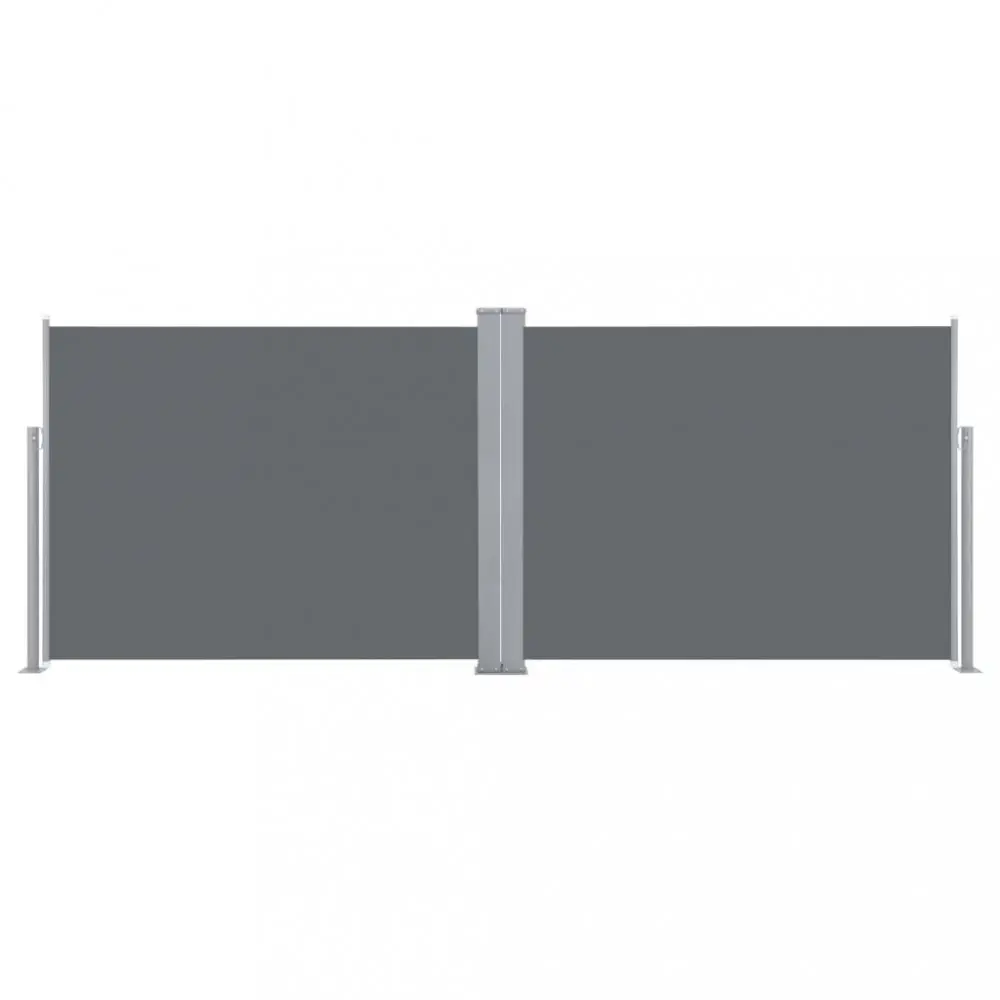 vidaXL Zatahovací boční markýza / zástěna antracitová 100 x 1000 cm - 11461.48474