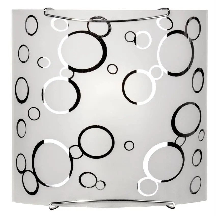Skleněná nástěnná/stropní lampa Doka sconce