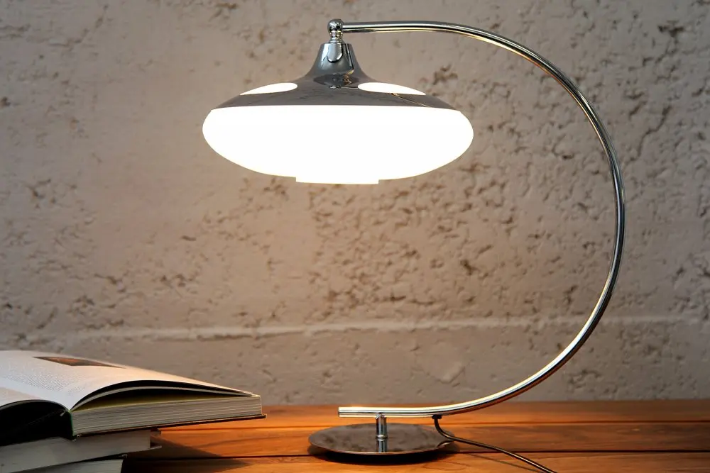 Estila Luxusní moderní designová stolní lampa Luna logo