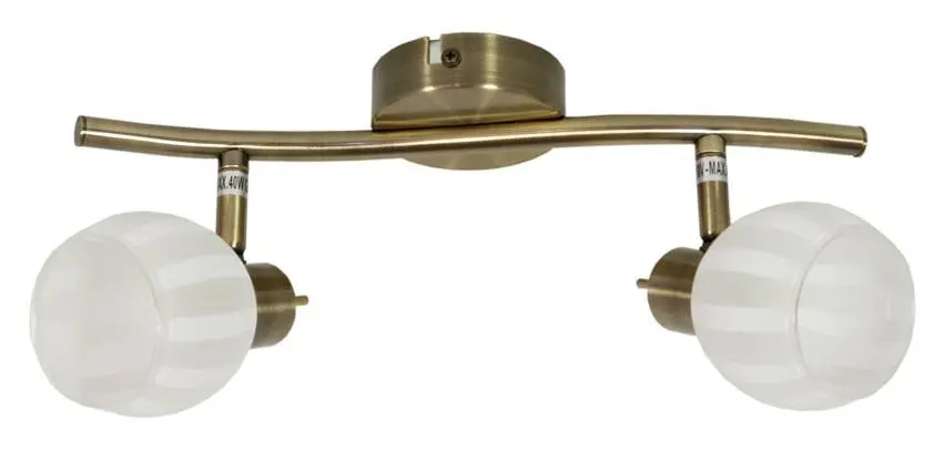 Nástěnné lampy s patinou, pásky G9
