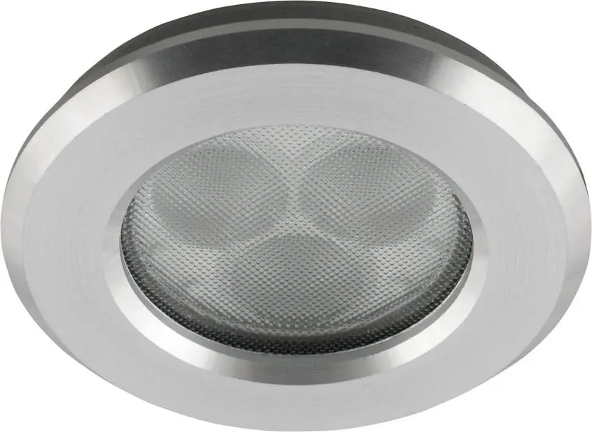 Chromové stropní LED svítidlo 3x1W IP65 SH-09