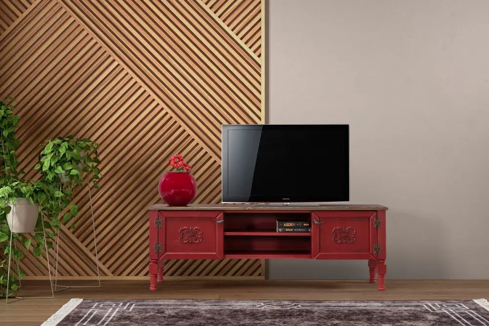 TV stěna / Sestava pod TV Ada TV - Red