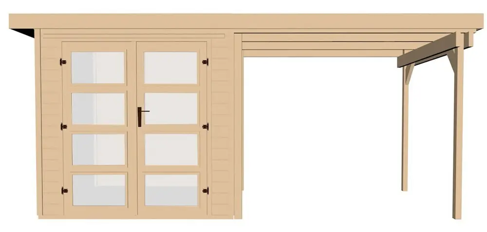 Dřevěný zahradní domek 321 Weka