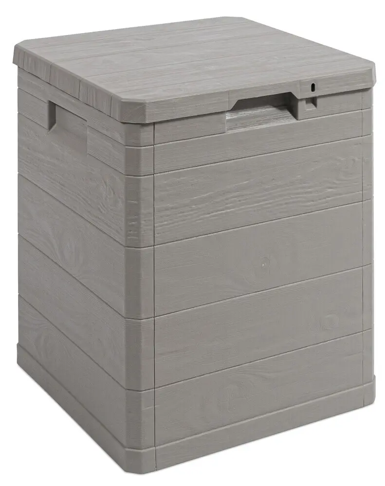 Úložný box na polstry Woody šedá, 90 l
