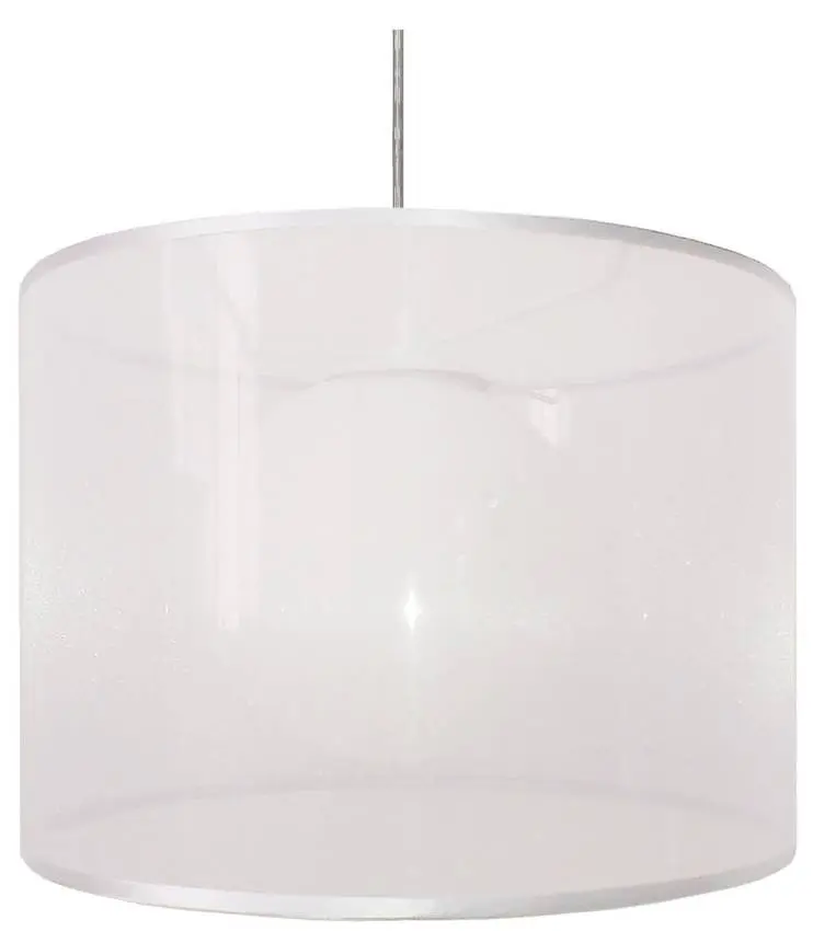 Závěsná stropní lampa 1X60W E27 bílá CHICAGO