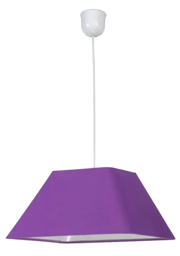Výprodej fialové závěsné stropní lampy Robin E27