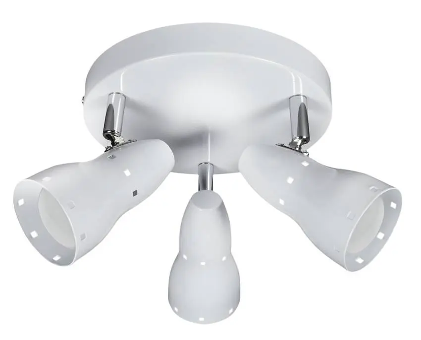 Stropní svítidlo plafond 3x40W E14 bílé