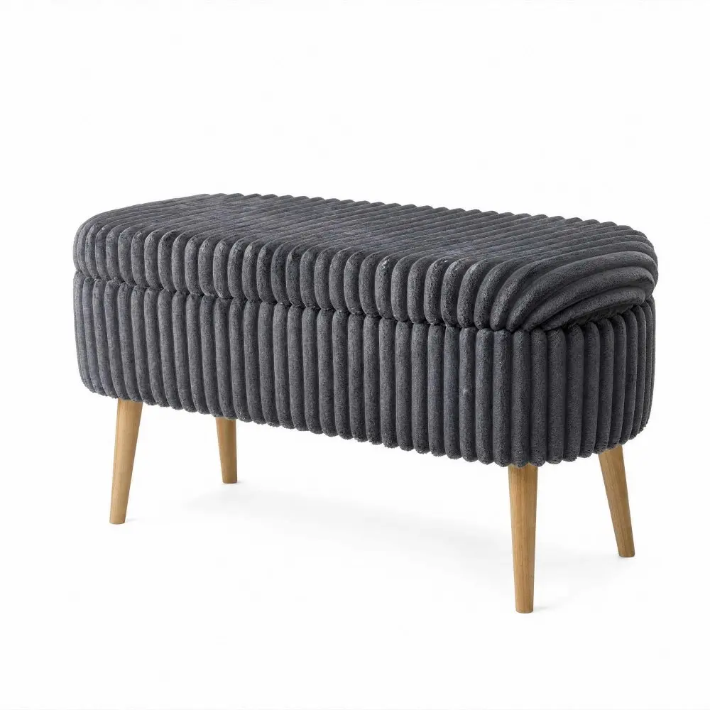 ASIR Taburet OSLO LINEN šedá