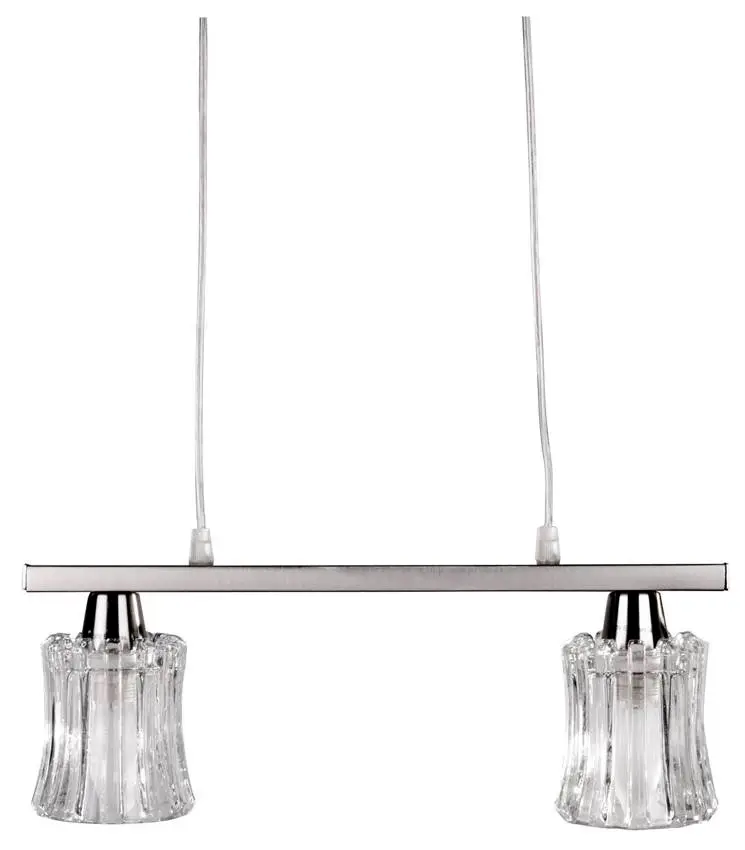 Stropní lampa Ibiza 2X40W E14 saténová
