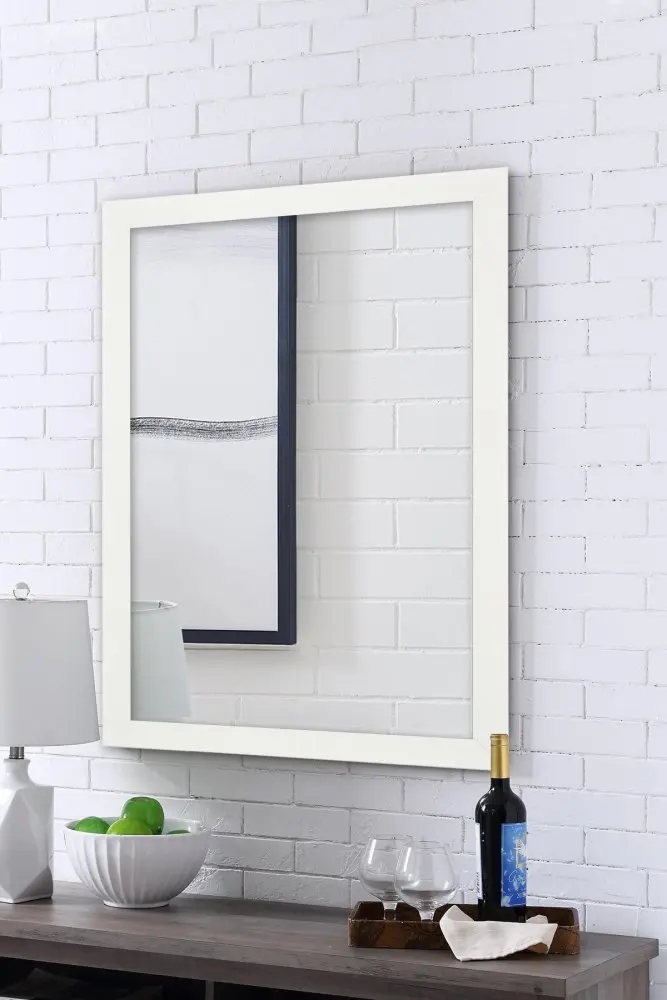 Dekorativní zrcadlo Framed - White