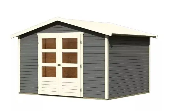 Dřevěný zahradní domek AMBERG 4 Lanitplast