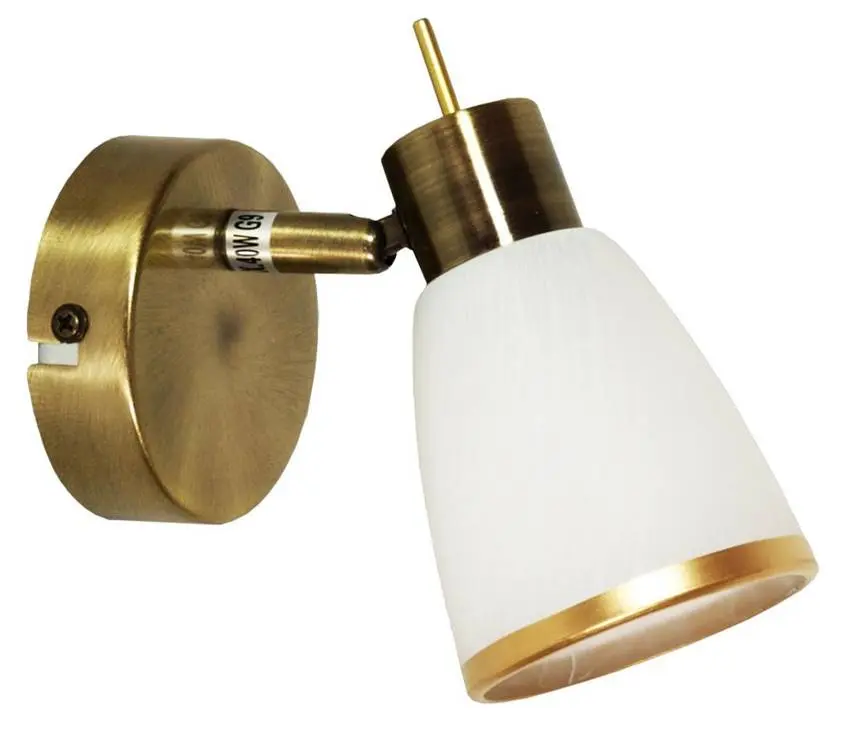 Patinovaná/bílá nástěnná lampa Lampa Regent