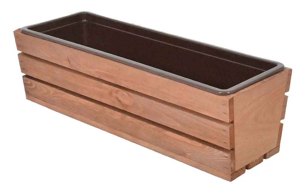 Dřevěný truhlík MODERN Rojaplast