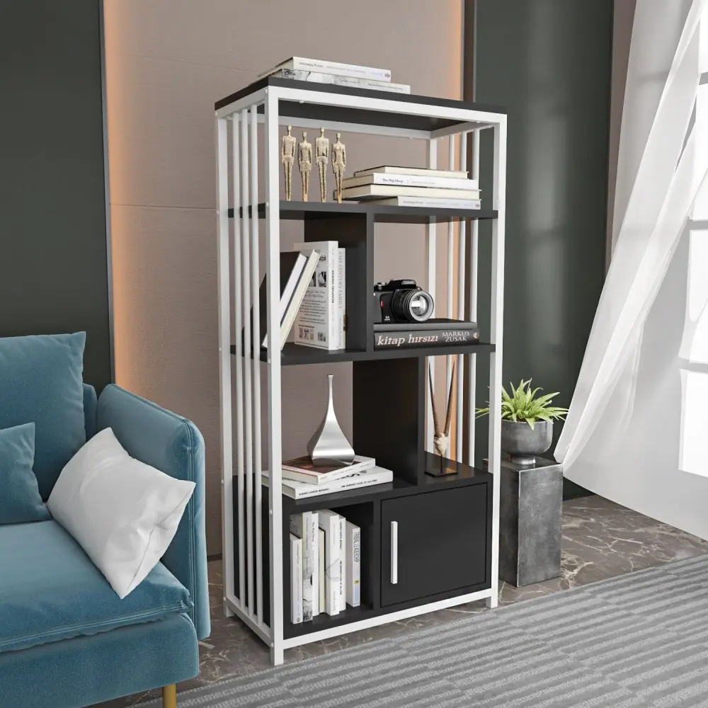 Knihovna Valero - White, Anthracite