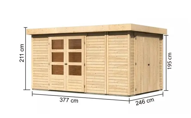 Dřevěný zahradní domek RETOLA 6 Lanitplast