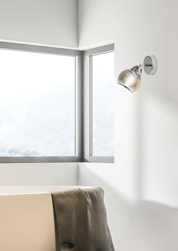 Nástěnná lampa 1X10W E14 chrom FORT