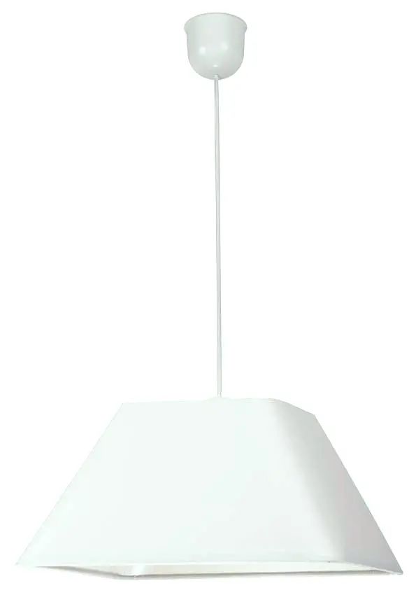 Závěsná stropní lampa 1X60W E27 bílá ROBIN