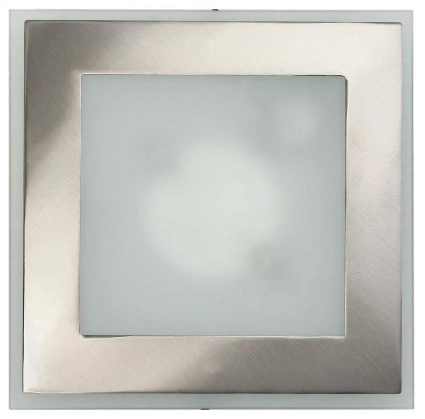 Stropní lampa bílá/chrom 27x27cm R7S Jupiter / 10-74174