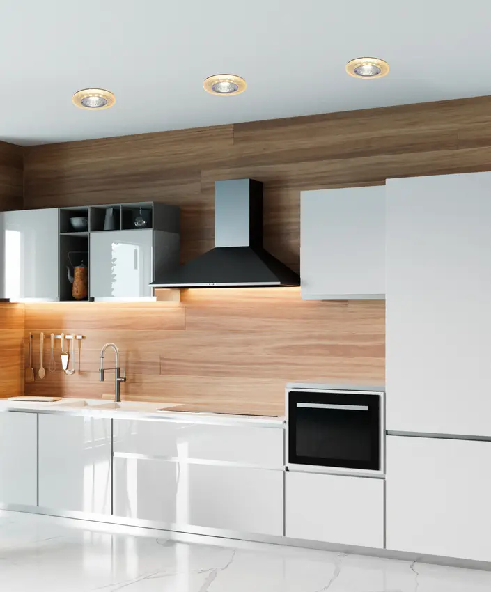 Jantarové LED stropní svítidlo 5W SAK-04