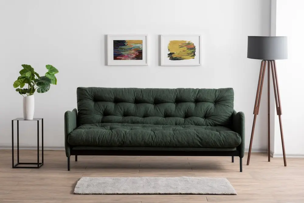 Trojmístná rozkládací pohovka Renge - Green