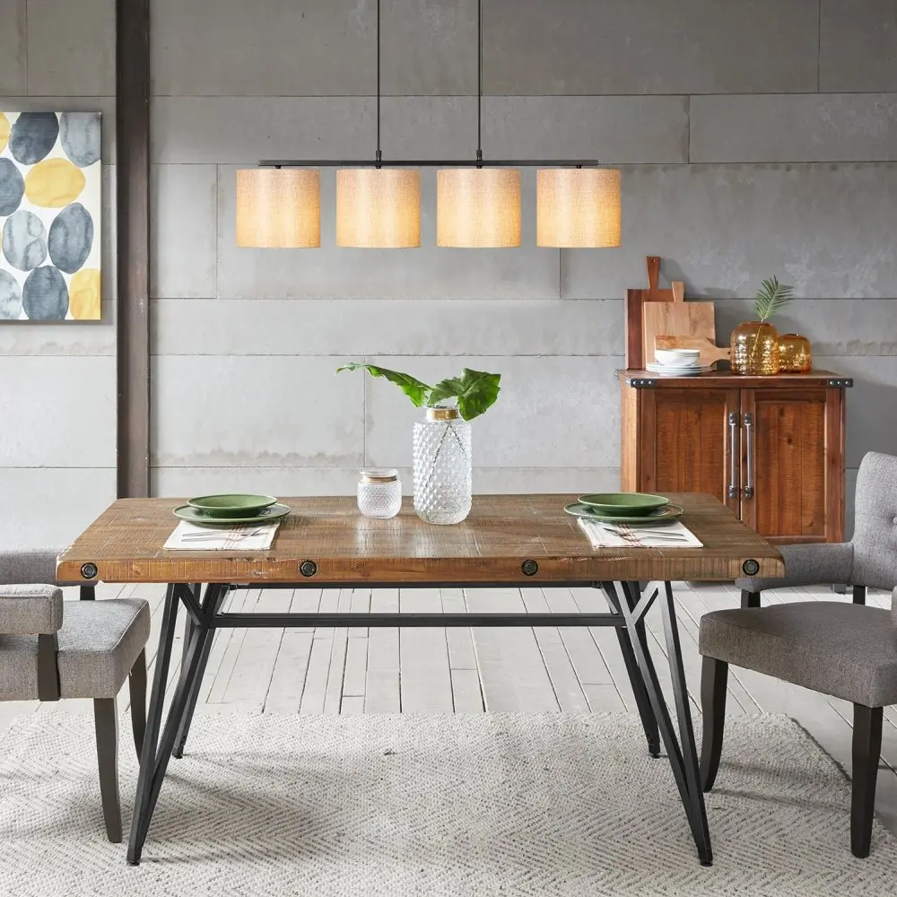 Černé závěsné svítidlo s textilním stínidlem Baston – Opviq lights