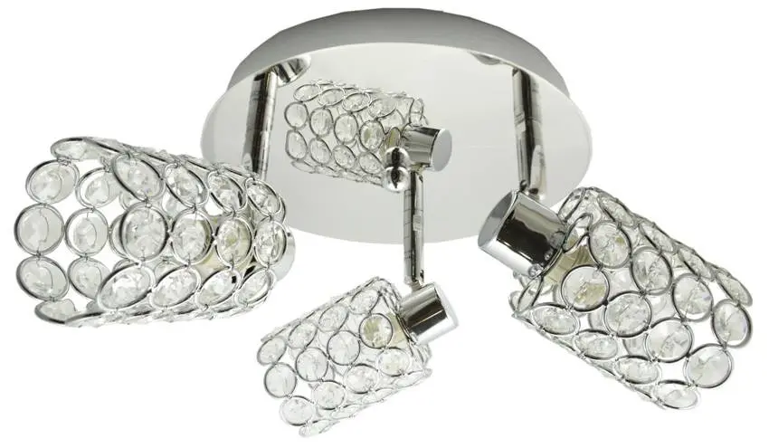 Stropní svítidlo York plafond g9 chrom