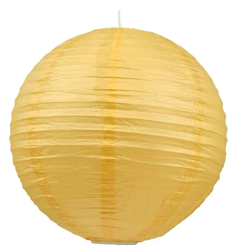 Stínidlo na lampu Cocoon Ball papírové žluté