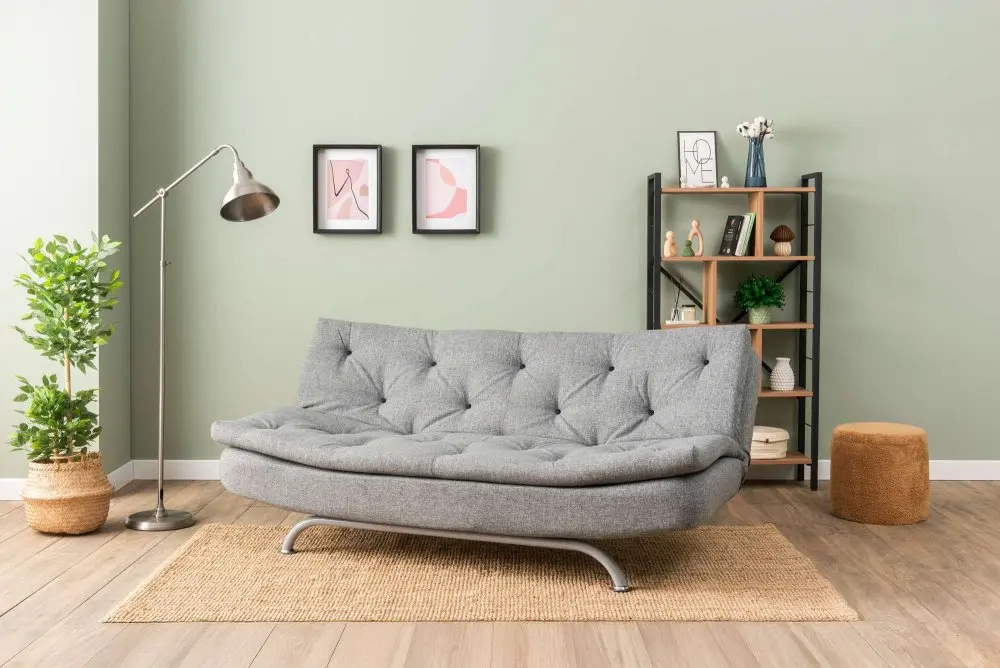 Trojmístná rozkládací pohovka Rivo - Light Grey