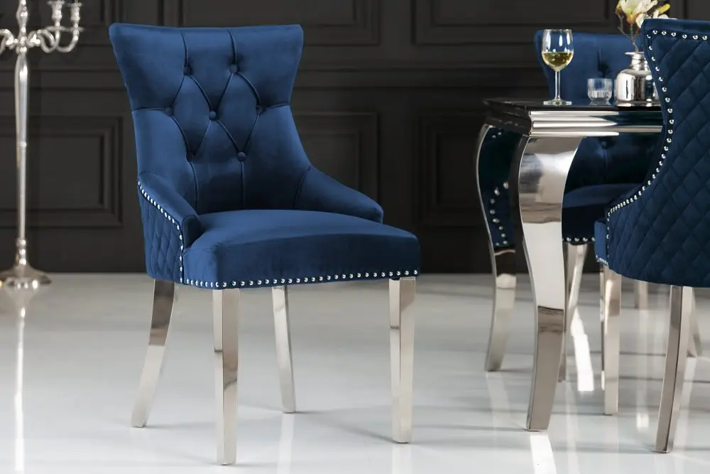 Chesterfield jídelní židle 2 ks FRIXON Dekorhome