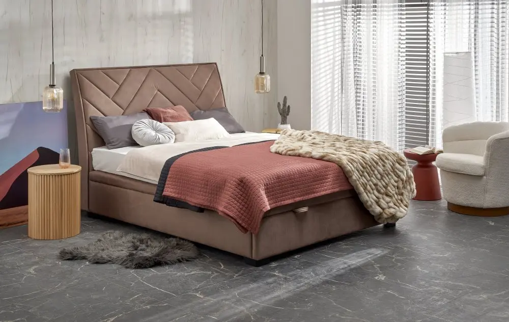 Postel s úložným prostorem CONTINENTAL 1 Halmar