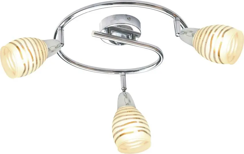 Stropní svítidlo Jubilat Spiral E14 LED chrom