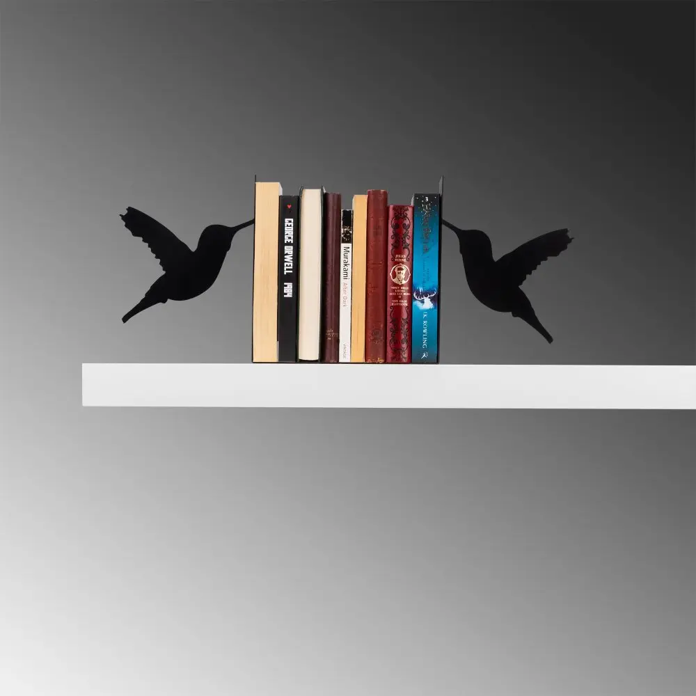 Metal Bookend Kitap tutucu 11 - Black