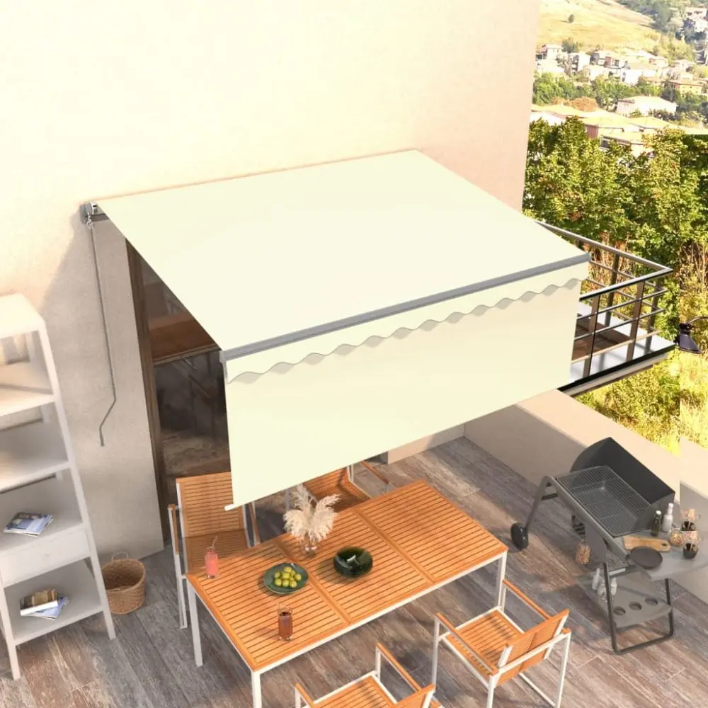 Ručně zatahovací markýza s roletou 300x250 cm Dekorhome