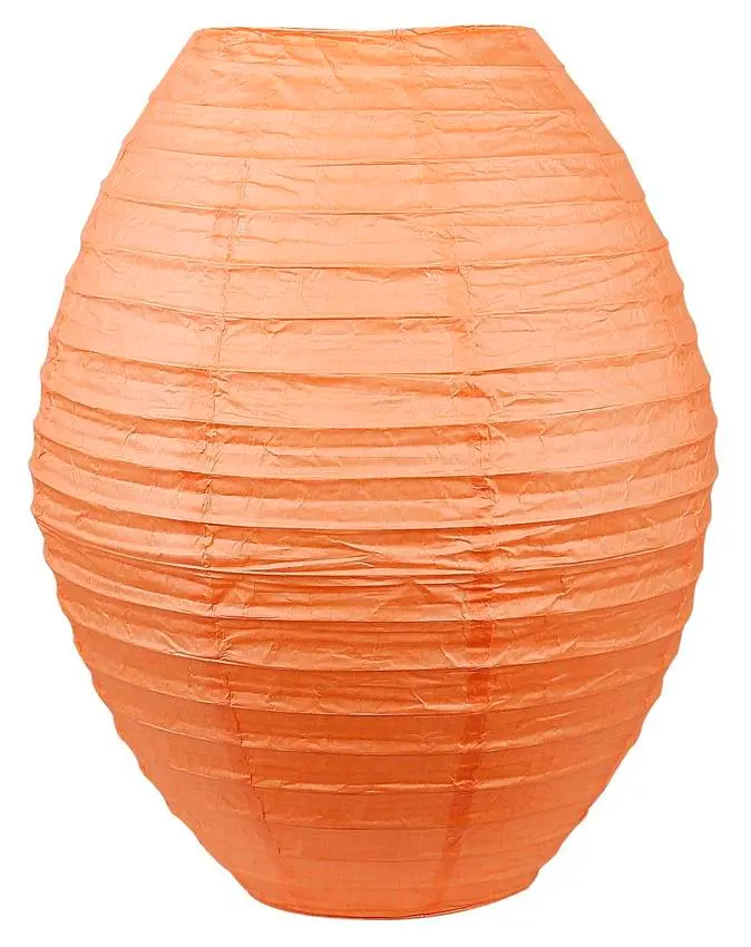 Stropní lampa oranžová papírová3491400-18