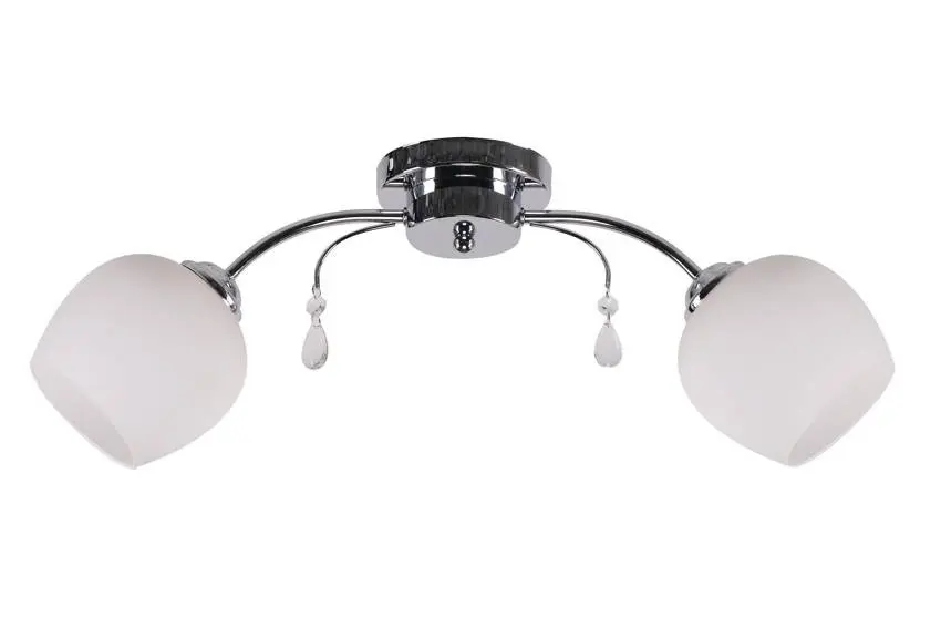 Stropní lampa Zachera 2x40W E27 bílá