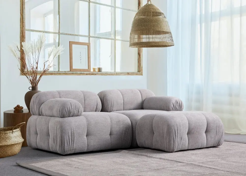 Rohová sedací souprava Petite 2 - Light Grey