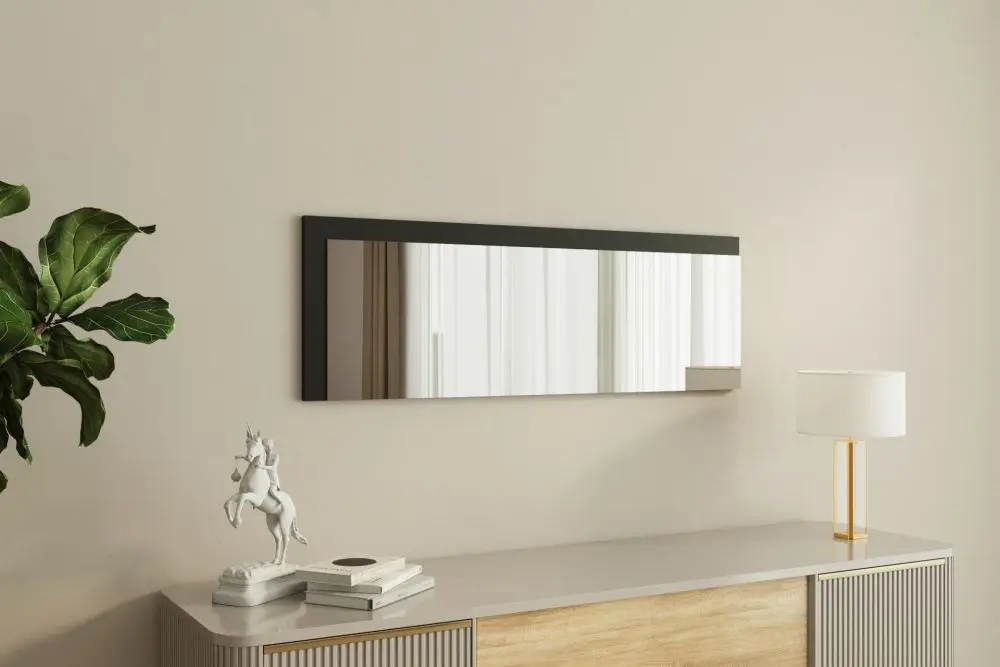 Zrcadlo Lariya - White, Black