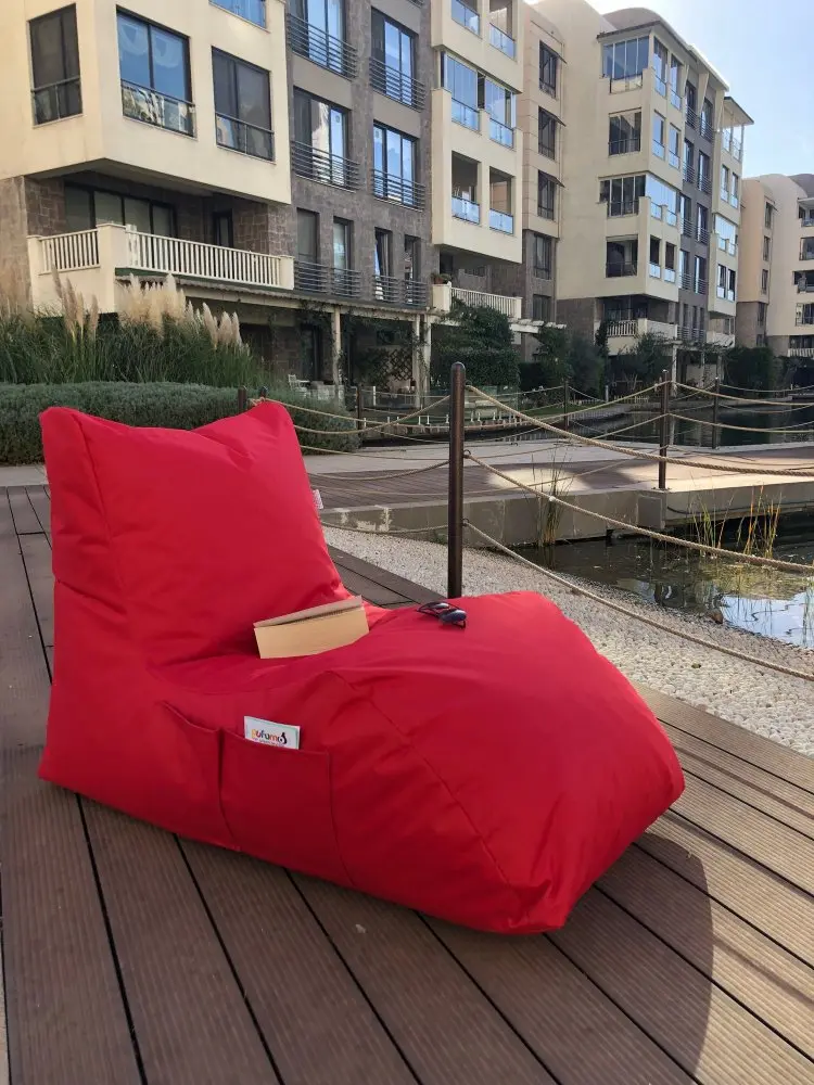 Sedací vak Daybed, červená