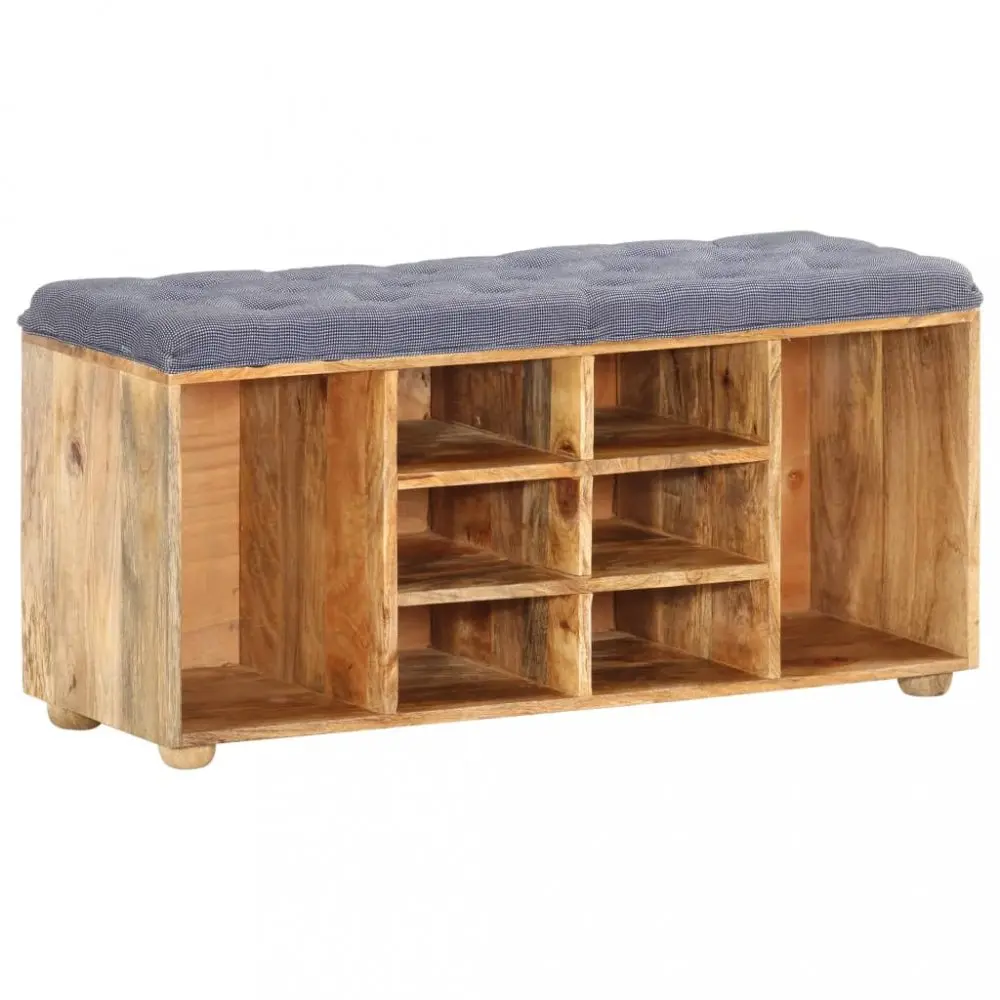 vidaXL Lavice do předsíně 100 x 35 x 47 cm masivní mangovníkové dřevo - 11461.285891