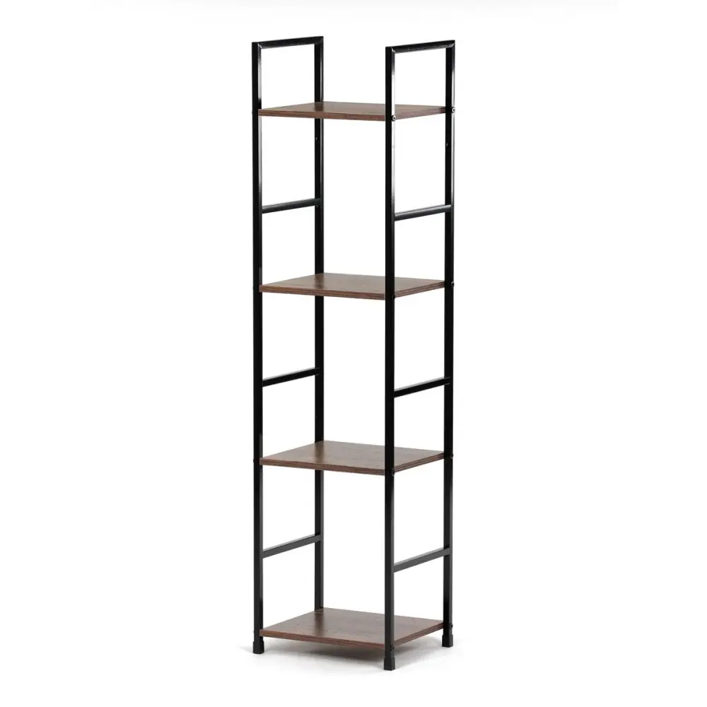 Autronic Regál, mdf, hnědá, GD-214 OAK REGÁL - 4-policový,