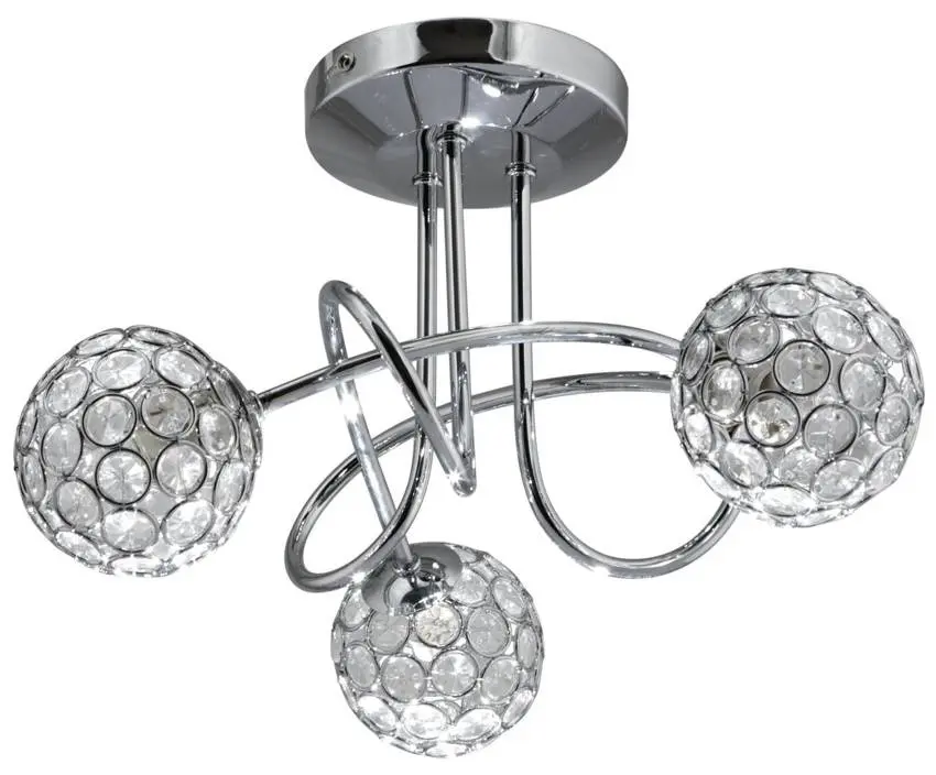 stropní lampa výprodej stropní lampa starlet 3x40w g9 chrom/průhledná