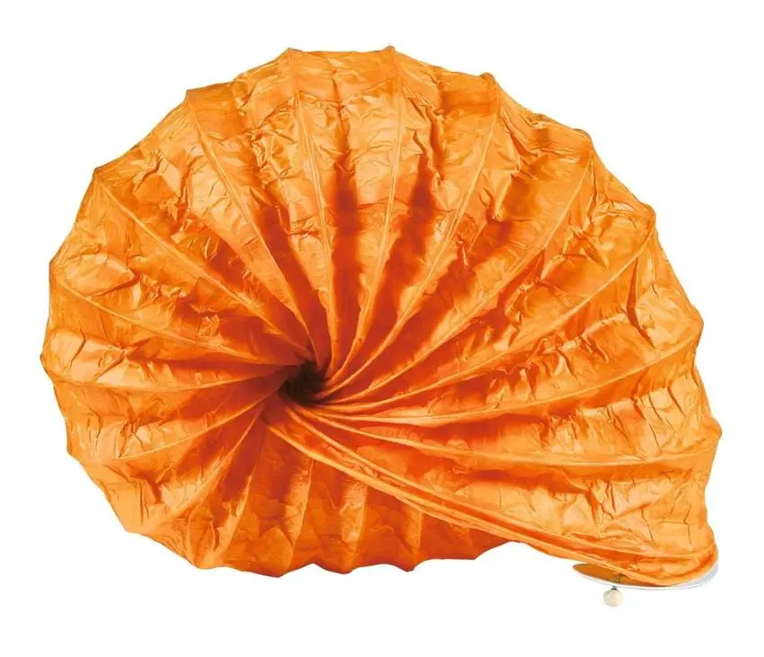 Papírová stolní lampa, noční lampa, oranžová, 40W, Snail