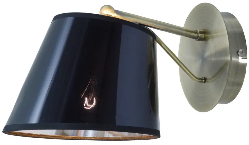 Nástěnná lampa 1xE14 25cm CORTEZ patina