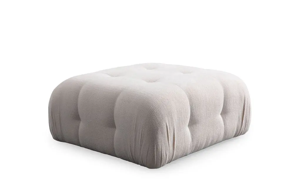 Taburet Amaris Pouffe - White
