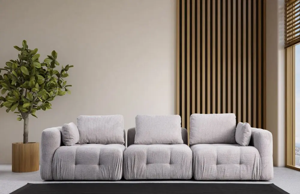 Trojmístná pohovka Amaris 3 Seater - Light Grey