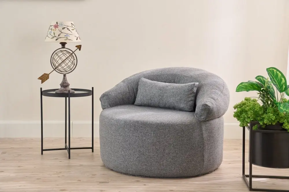 Křeslo / Jednomístná pohovka Pitta - Grey