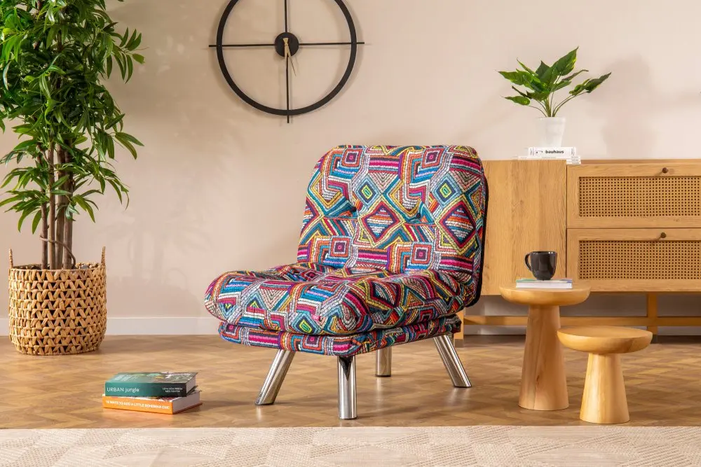 Hanah Home Rozkládací křeslo Misa Small vícebarevné