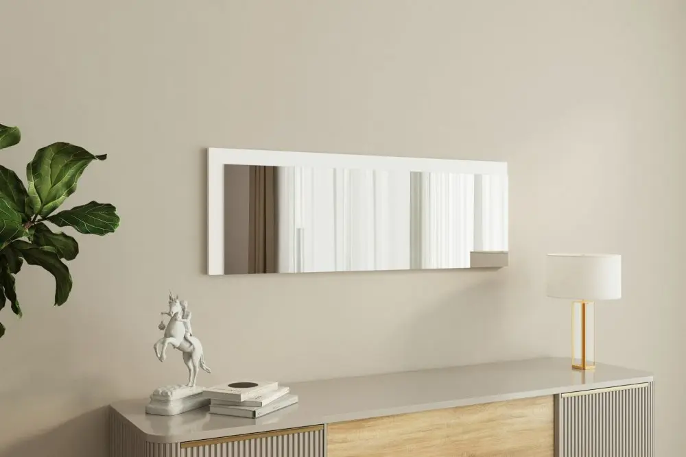 Zrcadlo Lariya - White